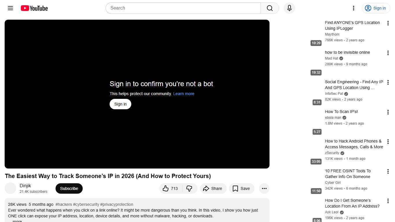 The Easiest Way to Track Someone’s IP in 2026 (And How to Protect Yours) - YouTube